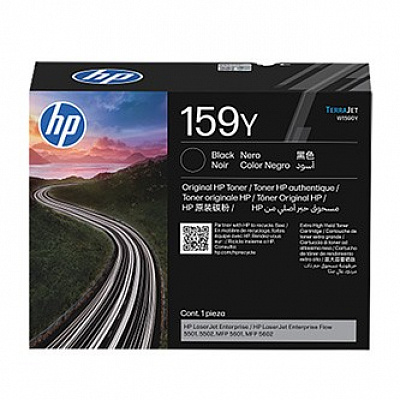HP originální toner W1590Y, HP159Y, black, 26000str.