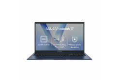 ASUS Vivobook 17/X1704VA-AU986Z/3-100U/17,3"/FHD/8GB/512GB/Intel int/bez systemu operacyjnego/Blue/2R