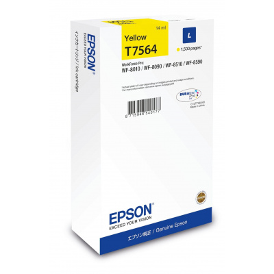 Epson T7564 L C13T75644N żółty (yellow) tusz oryginalna