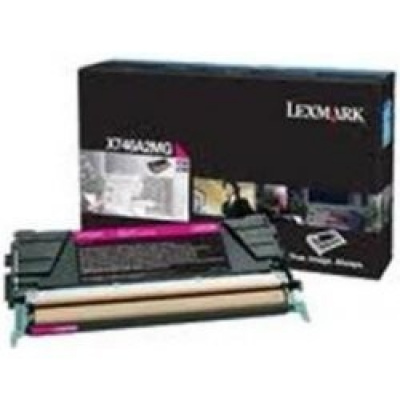 Lexmark X746A2MG purpurowy (magenta) toner oryginalny