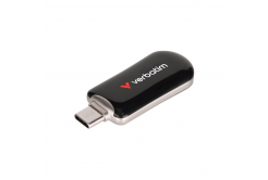 VERBATIM Flash Disk 128GB Plectra USB-C 3.0, czarny