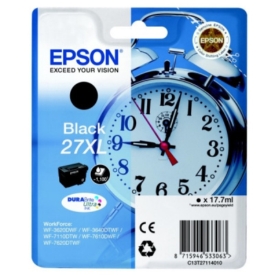 Epson T27114012, 27XL czarny (black) tusz oryginalna
