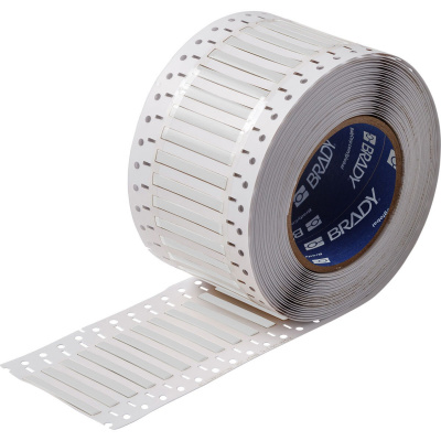 Brady LSZH-094-2-WT / 141202, etykiety, THT Low Smoke Halogen Free Permasleeve Wire Marking Sleeves, 50.80 mm x 4.60 mm
