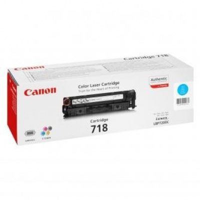Canon CRG-718 błękitny (cyan) toner oryginalny