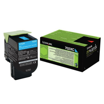 Lexmark 70C2XC0 błękitny (cyan) toner oryginalny