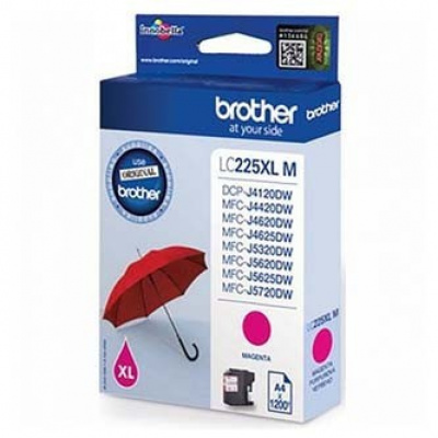 Brother LC-225XLM purpurowy (magenta) tusz oryginalna