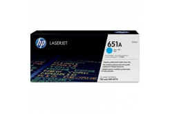 HP 651A CE341A błękitny (cyan) toner oryginalny