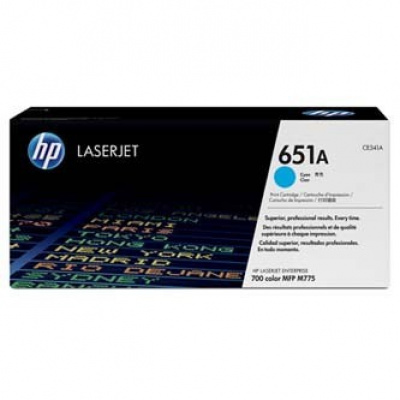 HP 651A CE341A błękitny (cyan) toner oryginalny