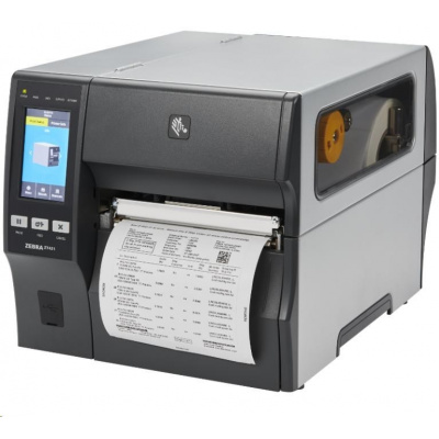 Zebra ZT42163-T4E0000Z ZT421, 6" drukarka etykiet, (300 dpi), moduł odklejania, rewinder, disp. (colour), RTC, EPL, ZPL, ZPLII, USB, RS232, BT, Ethernet