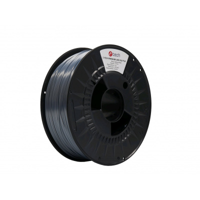 C-Tech 3DF-P-SPLA1.75-7012 3D filament, PREMIUM LINE, Silk PLA, RAL7012, 1,75mm, 1000g, Szary bazaltowy (Basalt grey)