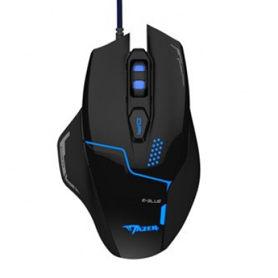 E-blue Mysz Mazer V2 EMS626BKAA-IU, 2500DPI, optyczna, 6 przycisków, przewodowy USB, czarny