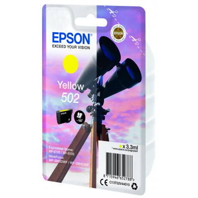 Epson 502 C13T02V44020 żółty (yellow) tusz oryginalna, wyprzedaż