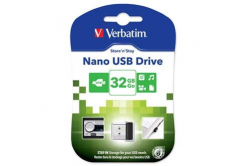 Verbatim 98130 Store N Stay Nano, Pamięć flash USB, USB A 2.0, 32GB, czarny