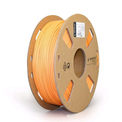 GEMBIRD 3DP-PLA-01-MTO, 3D filament, PLA MATTE, 1,75mm, 1000g, pomarańczowy