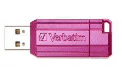 Verbatim 49067 Pamięć flash Hi-Speed Store 'n' Go, 16GB, Pinstripe, USB 2.0, Jaskraworóżowy