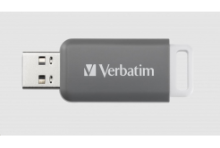 VERBATIM Flash Disk 128GB DataBar USB 2.0 Drive, szary