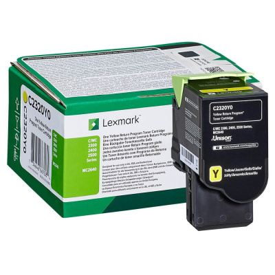 Lexmark C2320Y0 żółty (yellow) toner oryginalny