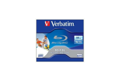 Verbatim 43735 BD-R Dual Layer, Jewel box, 50GB, 6x, z opcją drukowania