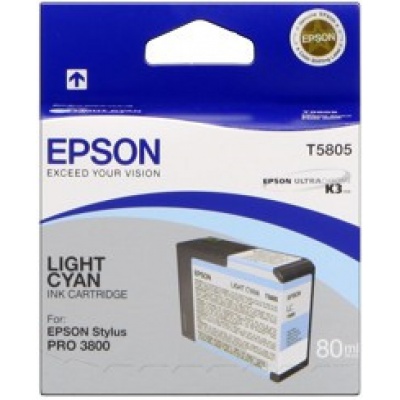 Epson T580500 jasno błękitny (light cyan) tusz oryginalna