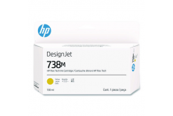 HP 738M A24VPA żółty (yellow) tusz oryginalna