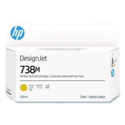 HP 738M A24VPA żółty (yellow) tusz oryginalna