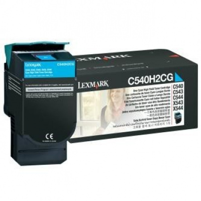Lexmark C540H2CG błękitny (cyan) toner oryginalny