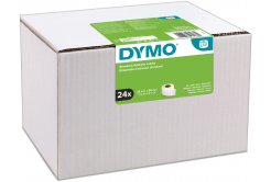 Dymo S0722360 etykiety papierowe 89mm x 28mm, białe, adresowe, 24 x 130 szt.