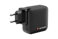 Verbatim GaN 32216, podróżna ładowarka sieciowa USB 3.0, USB C, szary, 165 W, wymienne widelce C,G,A