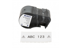 Brady M5C-1500-595-WT-BK / 170944, 38.10 mm x 7.62 m, Winyl, czarny druk / biały podkład