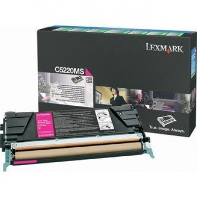 Lexmark C5220MS purpurowy (magenta) toner oryginalny