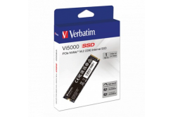 Verbatim 31826 Vi5000, Wewnętrzny dysk SSD, 1000GB, M.2, NVMe, 5000 MB/s-R, 4500 MB/s-W, czarny