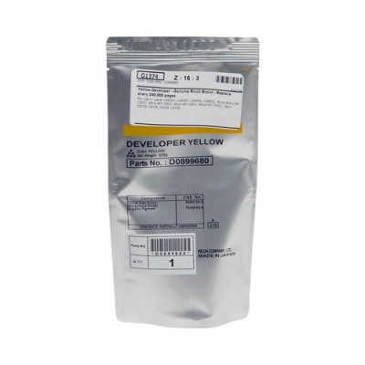 Ricoh D0899680 żółty (yellow) oryginalny deweloper