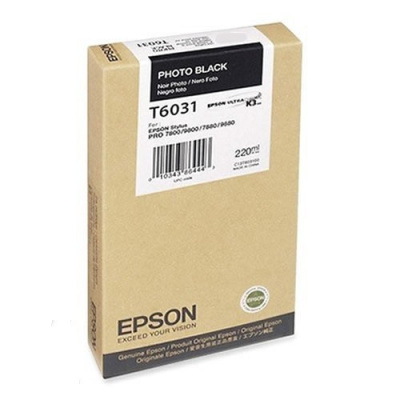 Epson T603100 foto czarny (photo black) tusz oryginalna