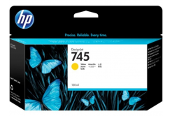 HP 745 F9J96A żółty (yellow) tusz oryginalna