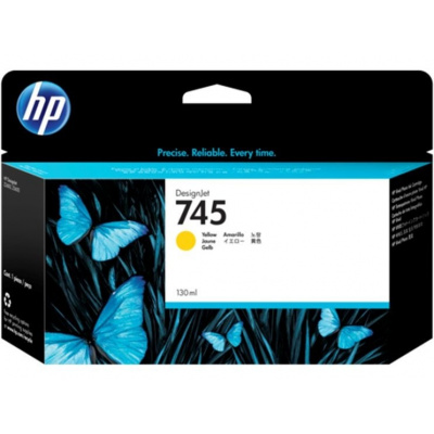 HP 745 F9J96A żółty (yellow) tusz oryginalna