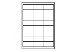 Samoprzylepne etykiety 64,6 x 33,8 mm, 24 etykiet, A4, 100 arkuszy