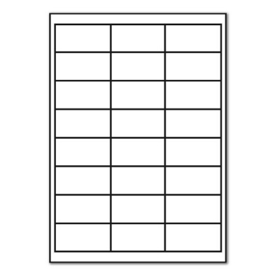 Samoprzylepne etykiety 64,6 x 33,8 mm, 24 etykiet, A4, 100 arkuszy