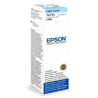Epson T67354A světlé błękitny (light cyan) tusz oryginalna