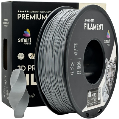 Smart Print FG-S124-E1, 3D filament, TPU 95A, 1,75mm, 1000g, Szary (Grey)