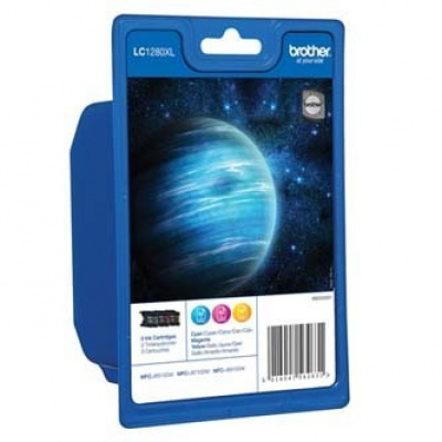 Brother LC-1280XLRBWBP multipack tusz oryginalna