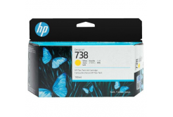 HP 738 498N7A żółty (yellow) tusz oryginalna