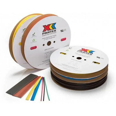 Partex HS-20032BN4 żółta koszulka termokurczliwa, 150 m (3,2 mm)