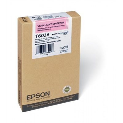 Epson T603600 jasno purpurowy (light vivid magenta) tusz oryginalna