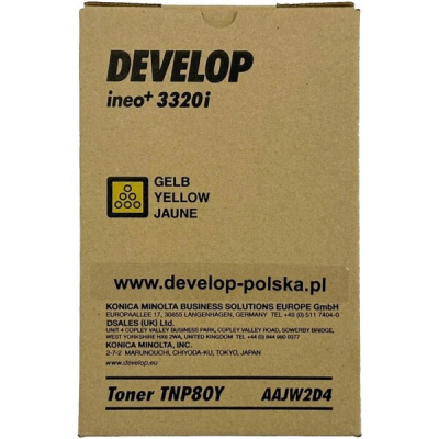 Develop TNP-80 AAJW2D4 żółty (yellow) toner oryginalny