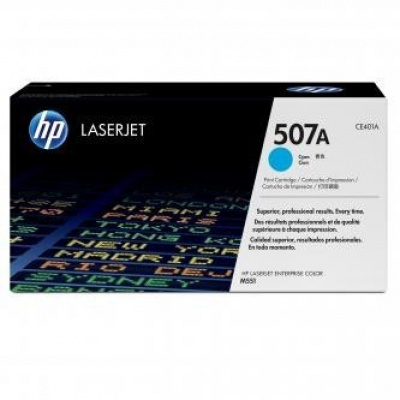 HP 507A CE401A błękitny (cyan) toner oryginalny