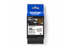 Brother TZ-FX261 / TZe-FX261 Pro Tape, 36mm x 8m, czarny druk/biały podkład, taśma oryginalna