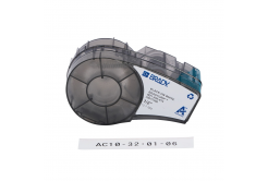 Brady M21-500-414 / 151515, 12.70 mm x 3.048 m, Polyester, czarny druk / biały podkład