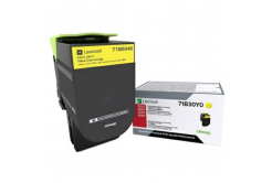 Lexmark 73B0040 żółty (yellow) toner oryginalny