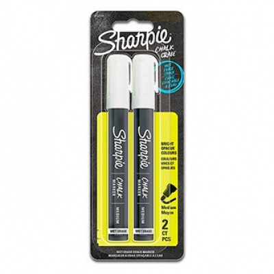 Sharpie 2157734, marker kredowy Chalk Marker, biały, 2szt.