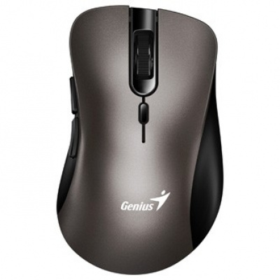 Mysz bezprzewodowy, Genius Ergo 8100S 31030040402, tytan, optyczna, 1600DPI